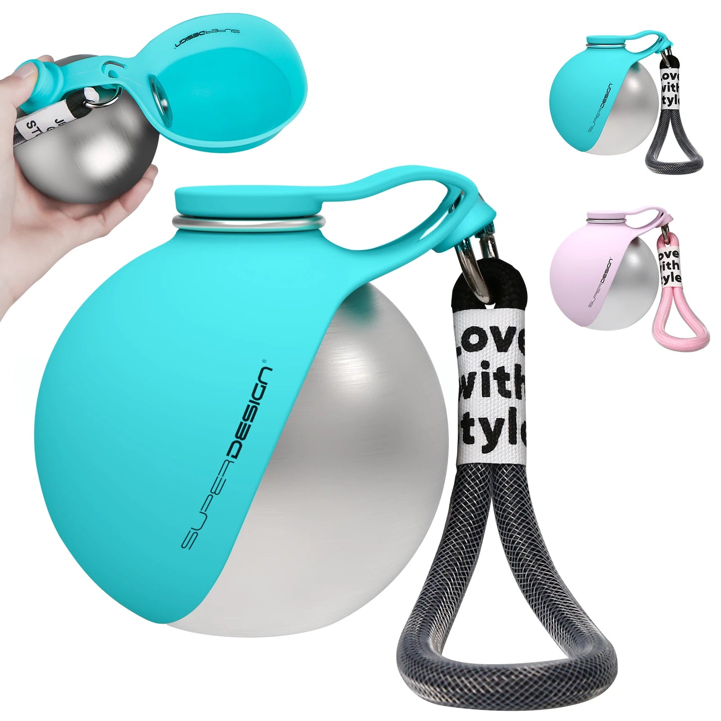 Portable Dog Water Bottle for Small Dogs – Leak Proof Travel Dispenser