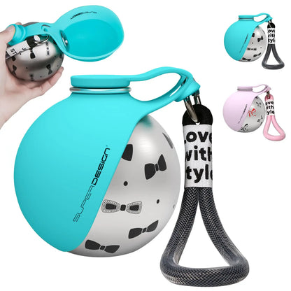 Portable Dog Water Bottle for Small Dogs – Leak Proof Travel Dispenser