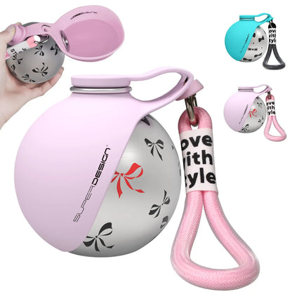 Portable Dog Water Bottle for Small Dogs – Leak Proof Travel Dispenser