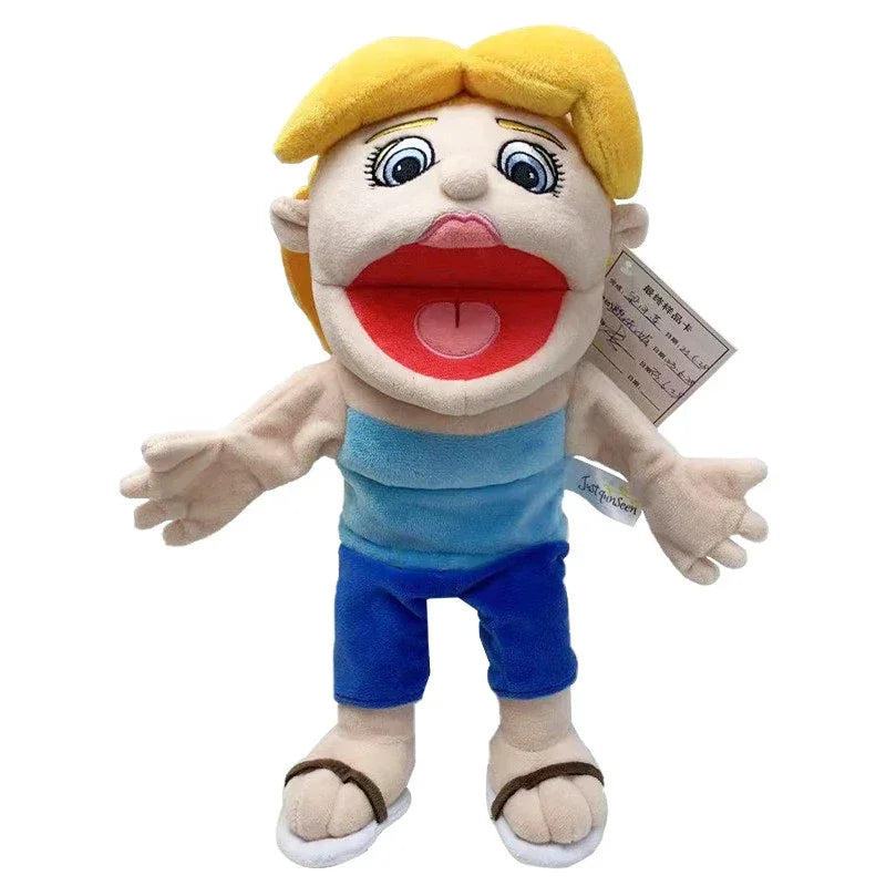 Jeffy Hand Puppet | SML Characters | Soft Plush Open Mouth Muppet Toy