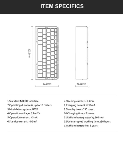 Foldable Bluetooth Keyboard – Portable Mini Wireless Keyboard for Phone & Tablet