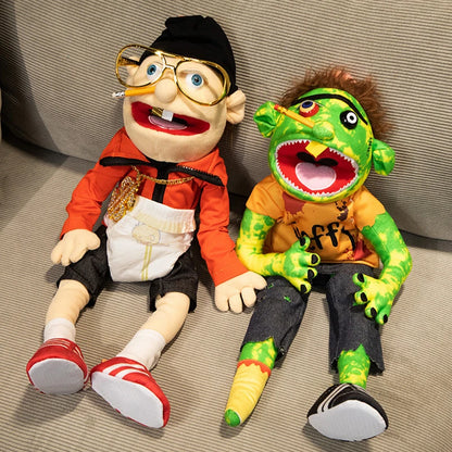 Jeffy Hand Puppet | SML Characters | Soft Plush Open Mouth Muppet Toy