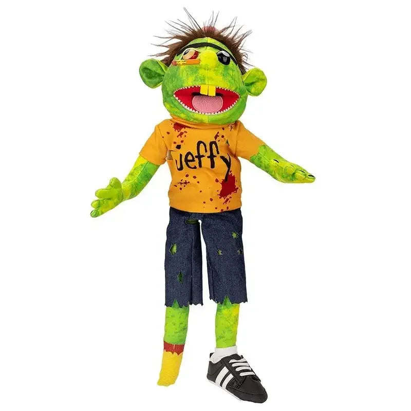Jeffy Hand Puppet | SML Characters | Soft Plush Open Mouth Muppet Toy