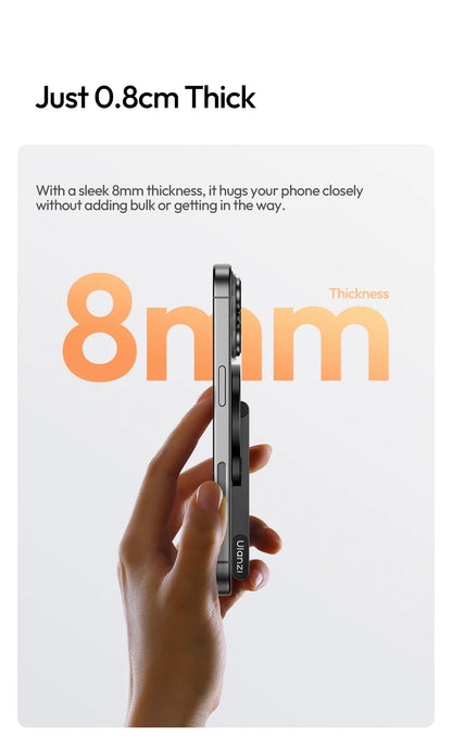 Foldable Magnetic Phone Tripod – Slim Stand for Vlogging & Livestream