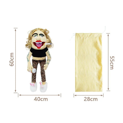 Jeffy Hand Puppet | SML Characters | Soft Plush Open Mouth Muppet Toy