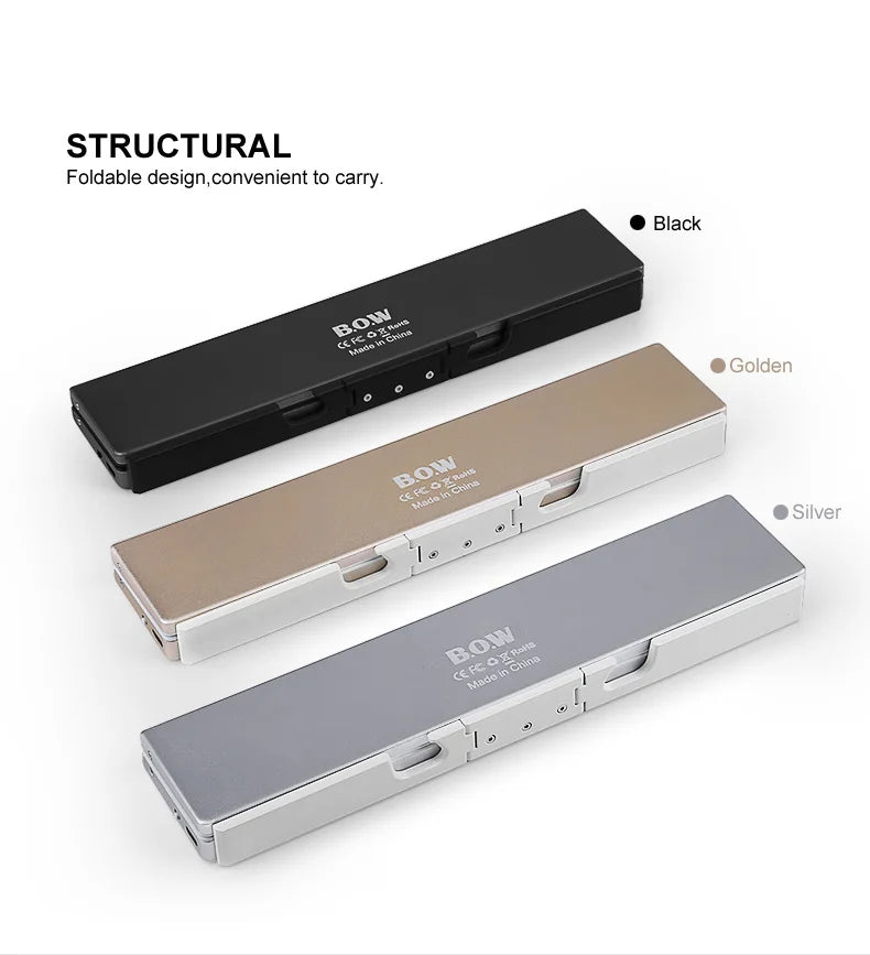 Foldable Bluetooth Keyboard – Portable Mini Wireless Keyboard for Phone & Tablet