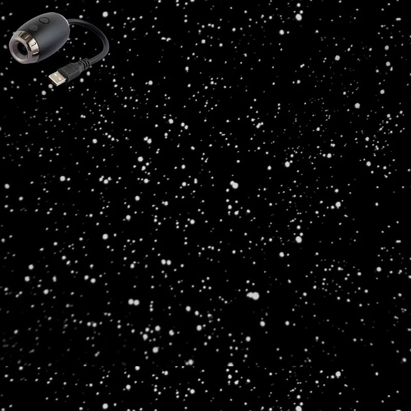 Car Star Projector Light – USB Galaxy Ambient Interior LED