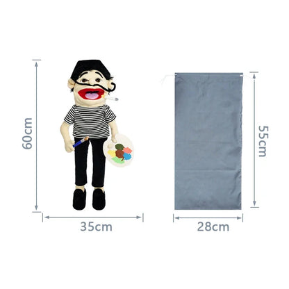 Jeffy Hand Puppet | SML Characters | Soft Plush Open Mouth Muppet Toy