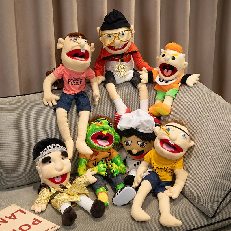 Jeffy Hand Puppet | SML Characters | Soft Plush Open Mouth Muppet Toy
