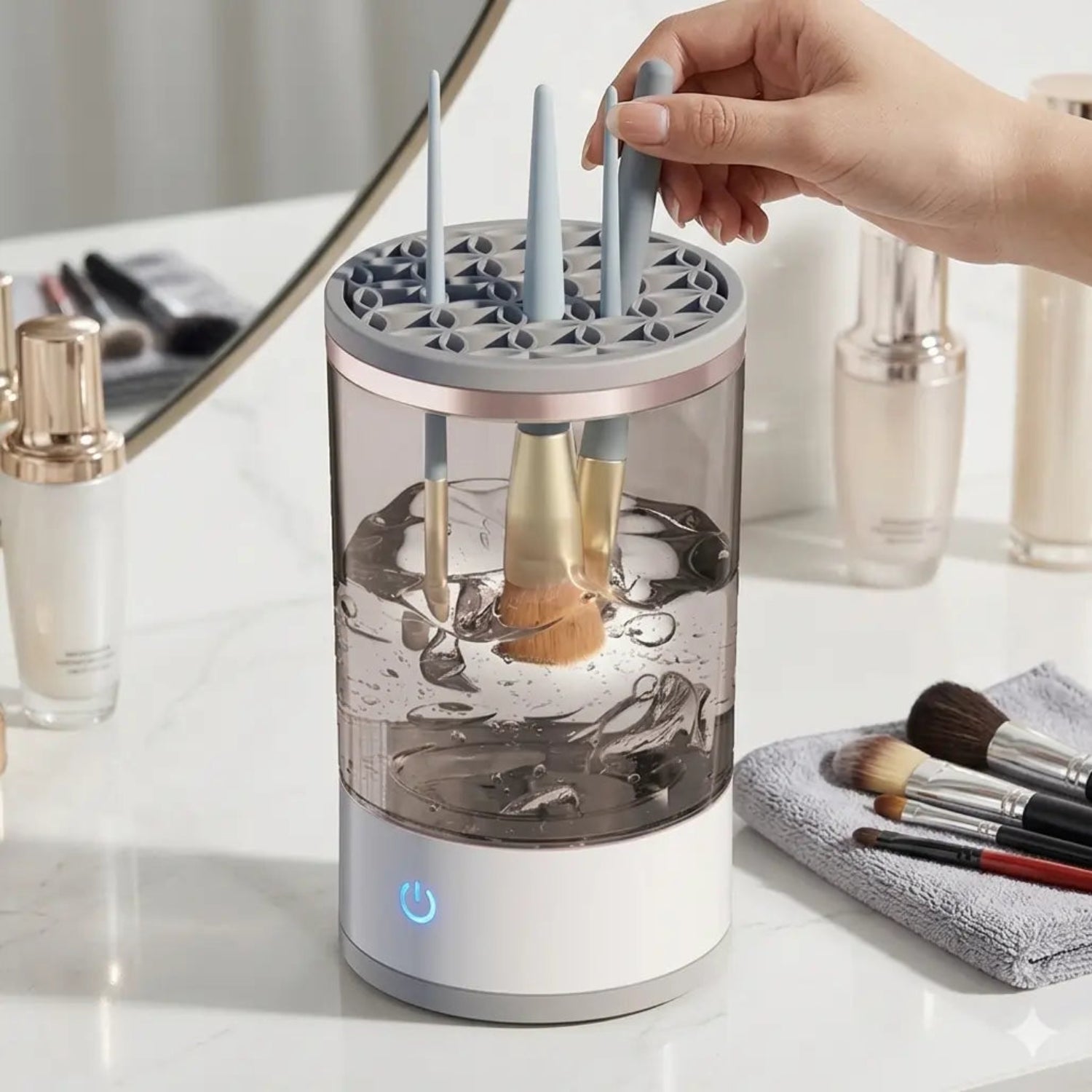 USB brush cleaner