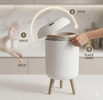Automatic Trash Can with Motion Sensor – Smart Touchless Garbage Bin for Home & Office